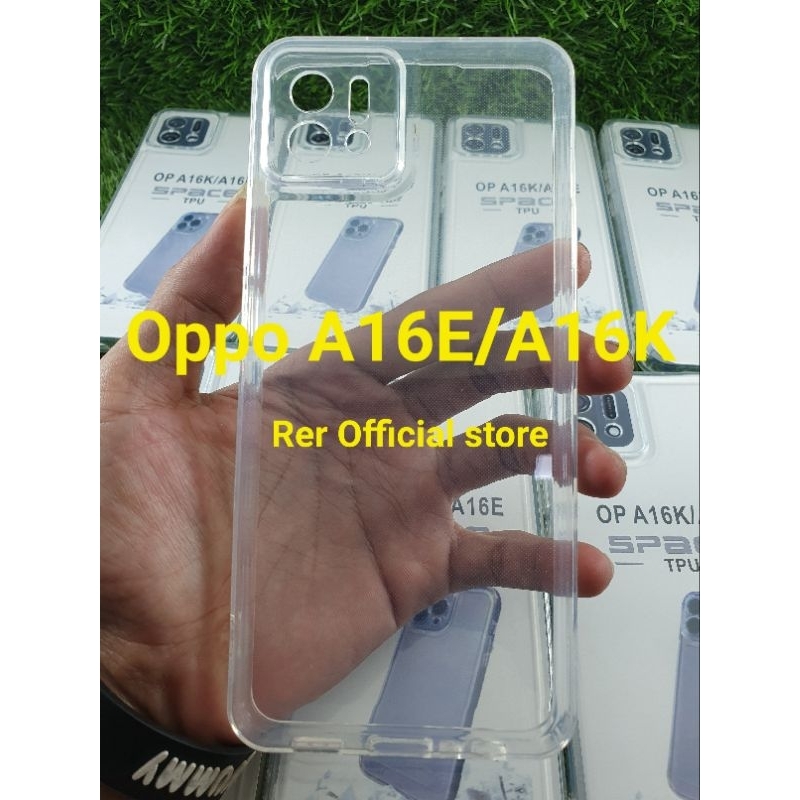 Silikon Soft case bening Space Oppo A16K/A16E