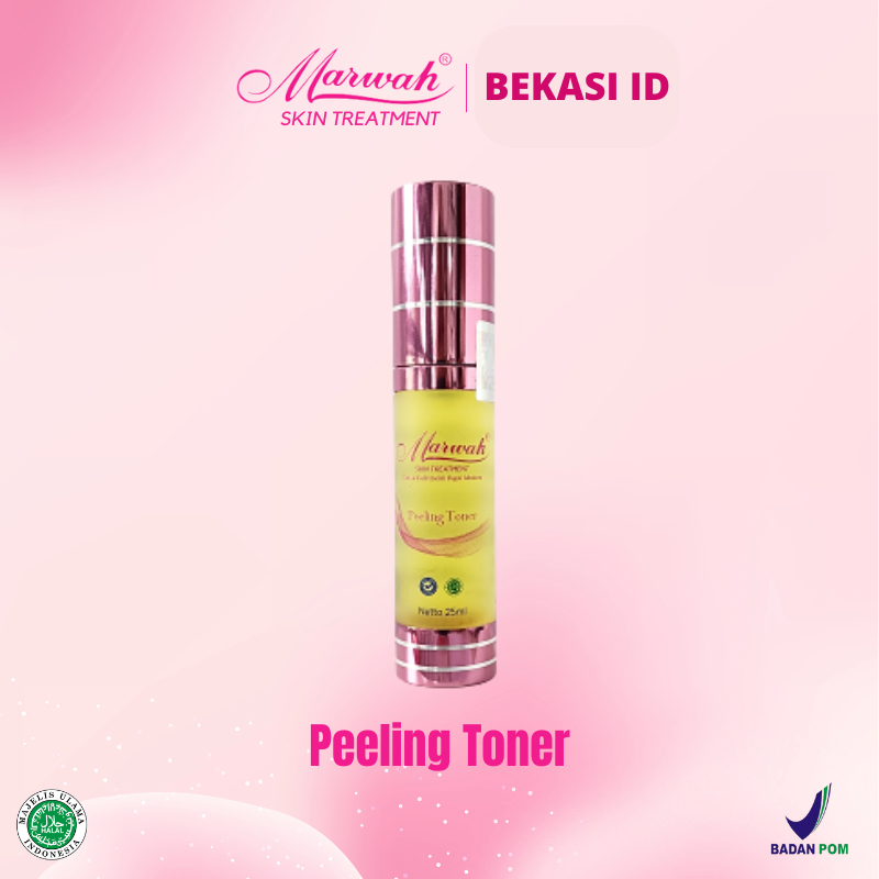 Peeling Toner Marwah Untuk Mengangkat Sel Kulit Mati dan Mencerahkan Wajah