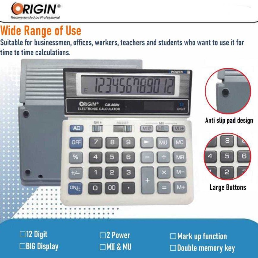 

ART U86T Origin Calculator CM 868N