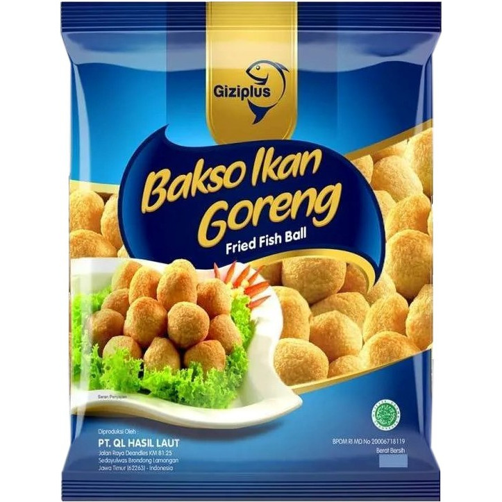 

GIZIPLUS BASO GORENG FRIED FISH BALL 500 GRAM