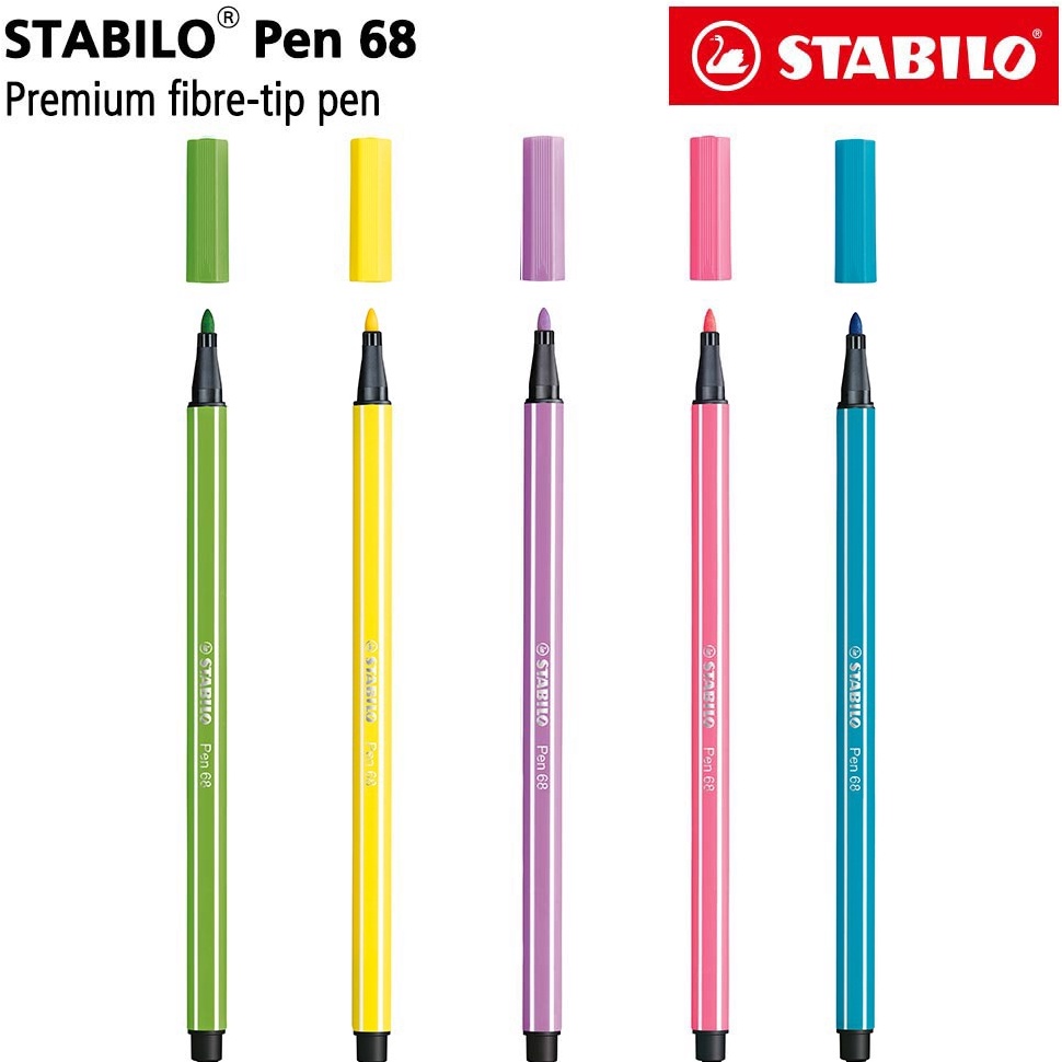 

KODE A5F4 STABILO Set 5 Pen 68 Candy Color Highlighter Marker Pen Paket 5 pcs Warna Pastel