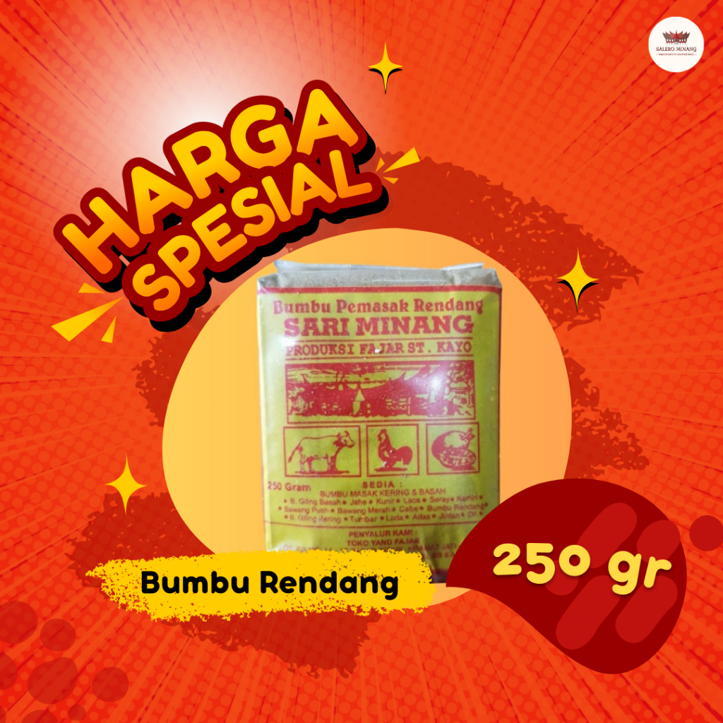 

Bumbu Masak Rendang Sari Minang