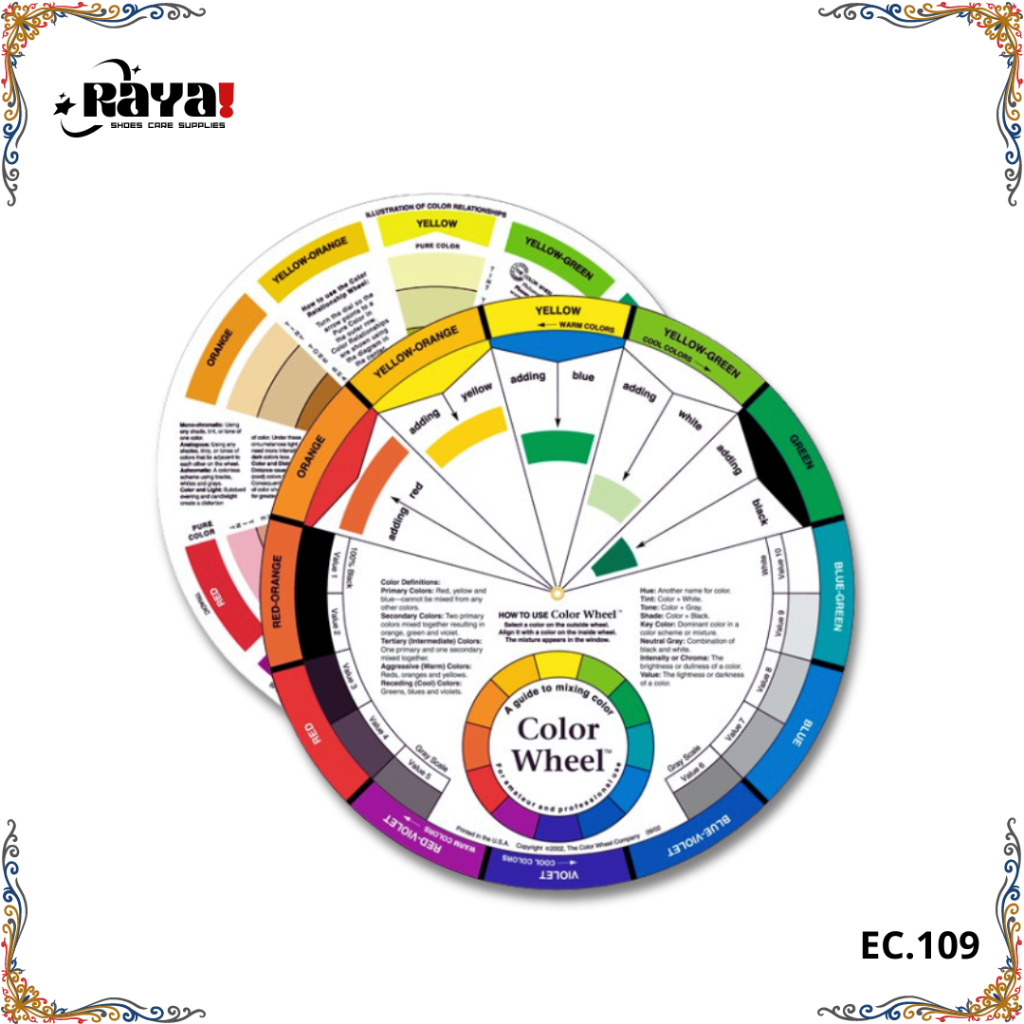 

Pallet Mixing Guide Colour Wheel