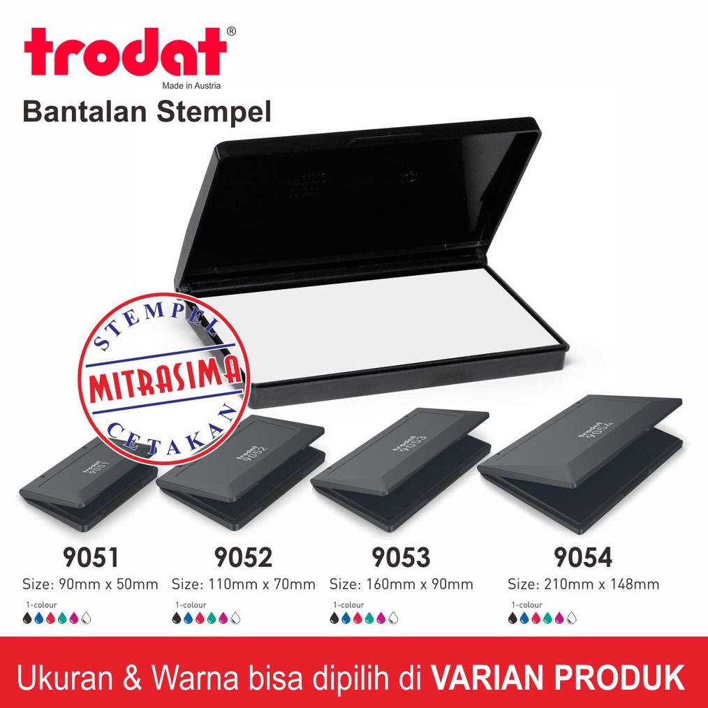 

KODE E3T2 Bantalan Stempel Merk Trodat