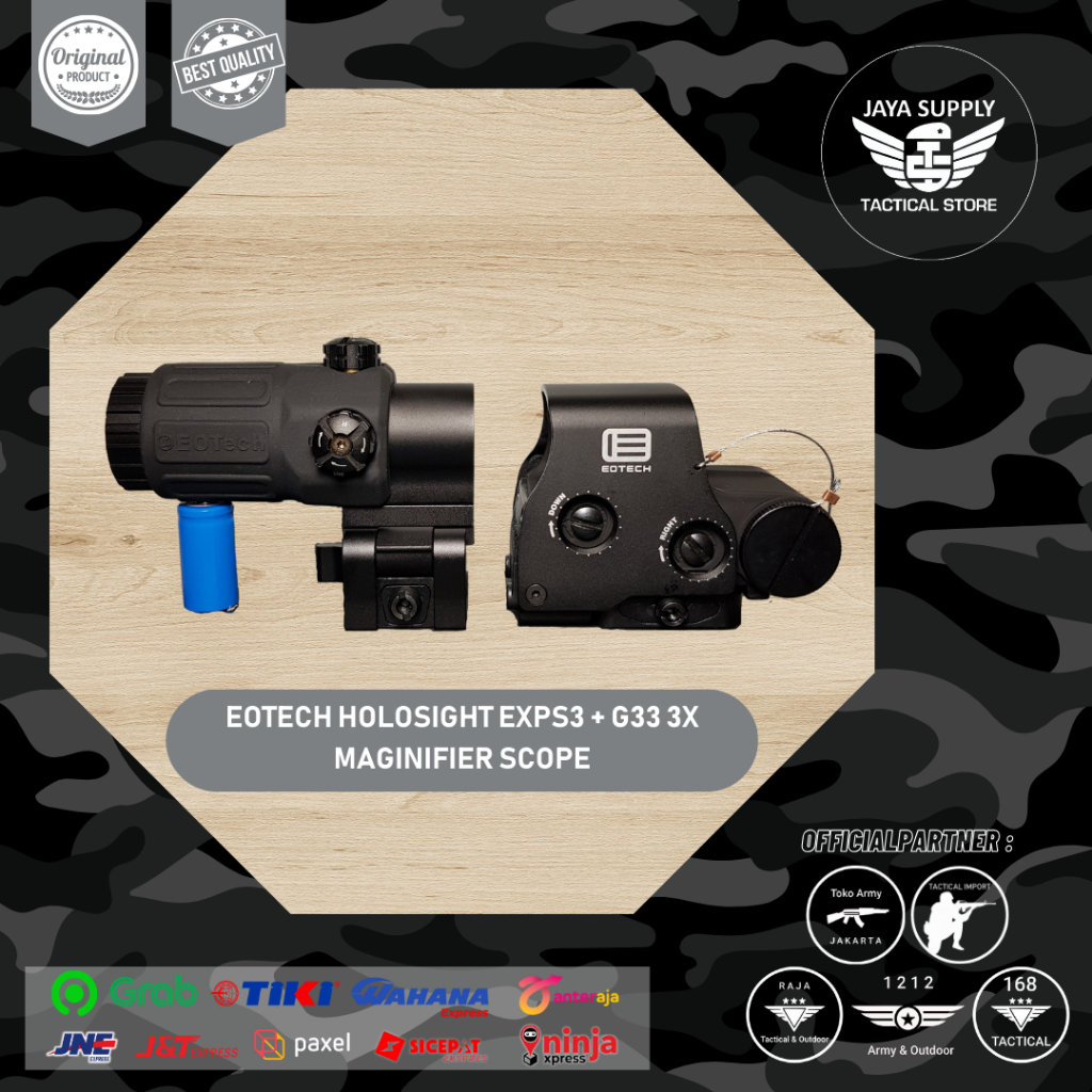 Teleskop EOTECH Holosight EXPS3 + G33 3x Maginifier Scope Original Import