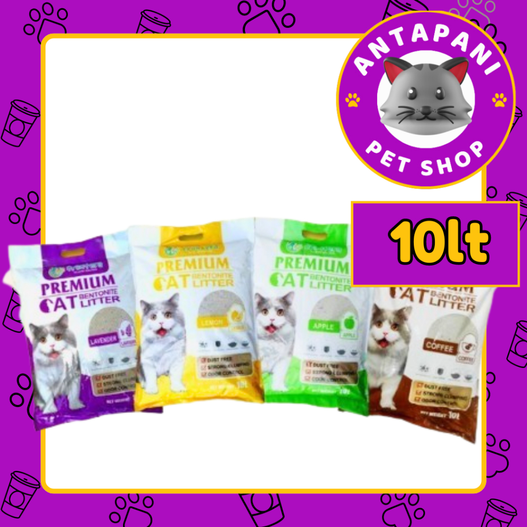 FRONTERA PASIR KUCING GUMPAL WANGI BENTONITE 10 Liter