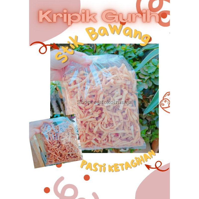 

Stik Bawang Camilan Gurih Renyah Empuk 200 g