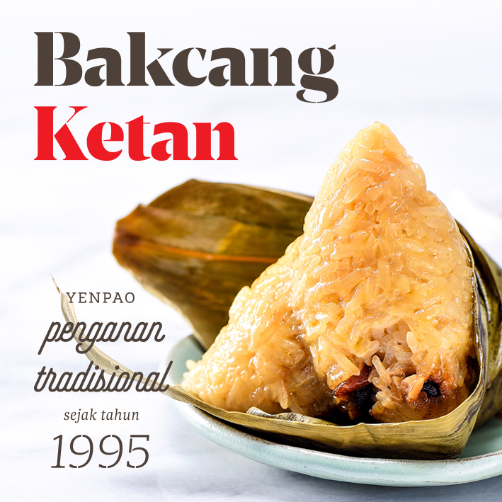 

Bakcang Ketan - Bacang Frozen - Yenpao Halal