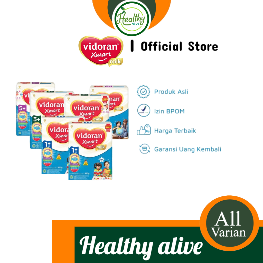 

**Vidoran Xmart 1+/3+/5+ Vanila/Madu/Chocolate 700gr&925gr