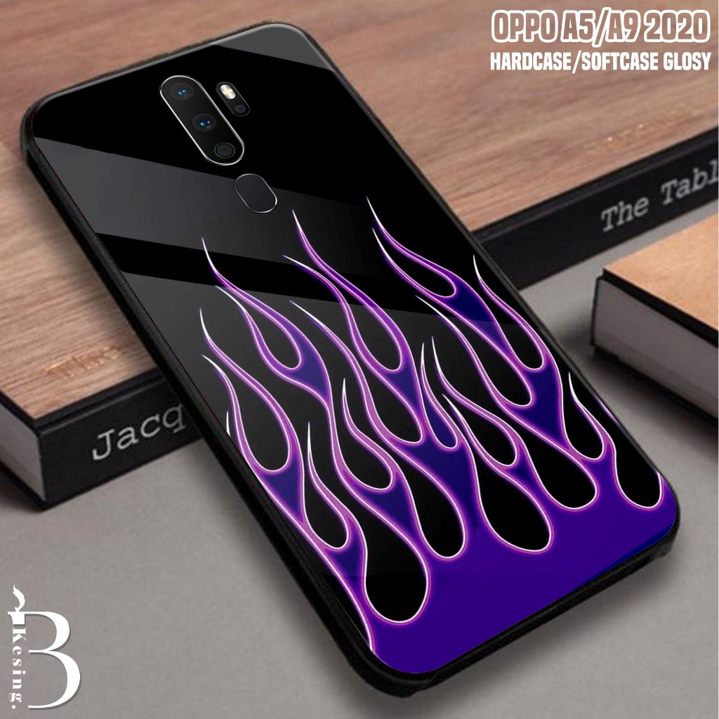 Case OPPO A9 2020 / A5 2020 - Casing OPPO A5 2020 / A9 2020 Motif FIRE - Silikon Hp OPPO A5/A9 2020 