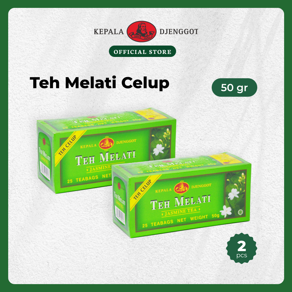 

Kepala Djenggot Teh Melati Celup 50gr x 2 pcs - Teh Melati Celup
