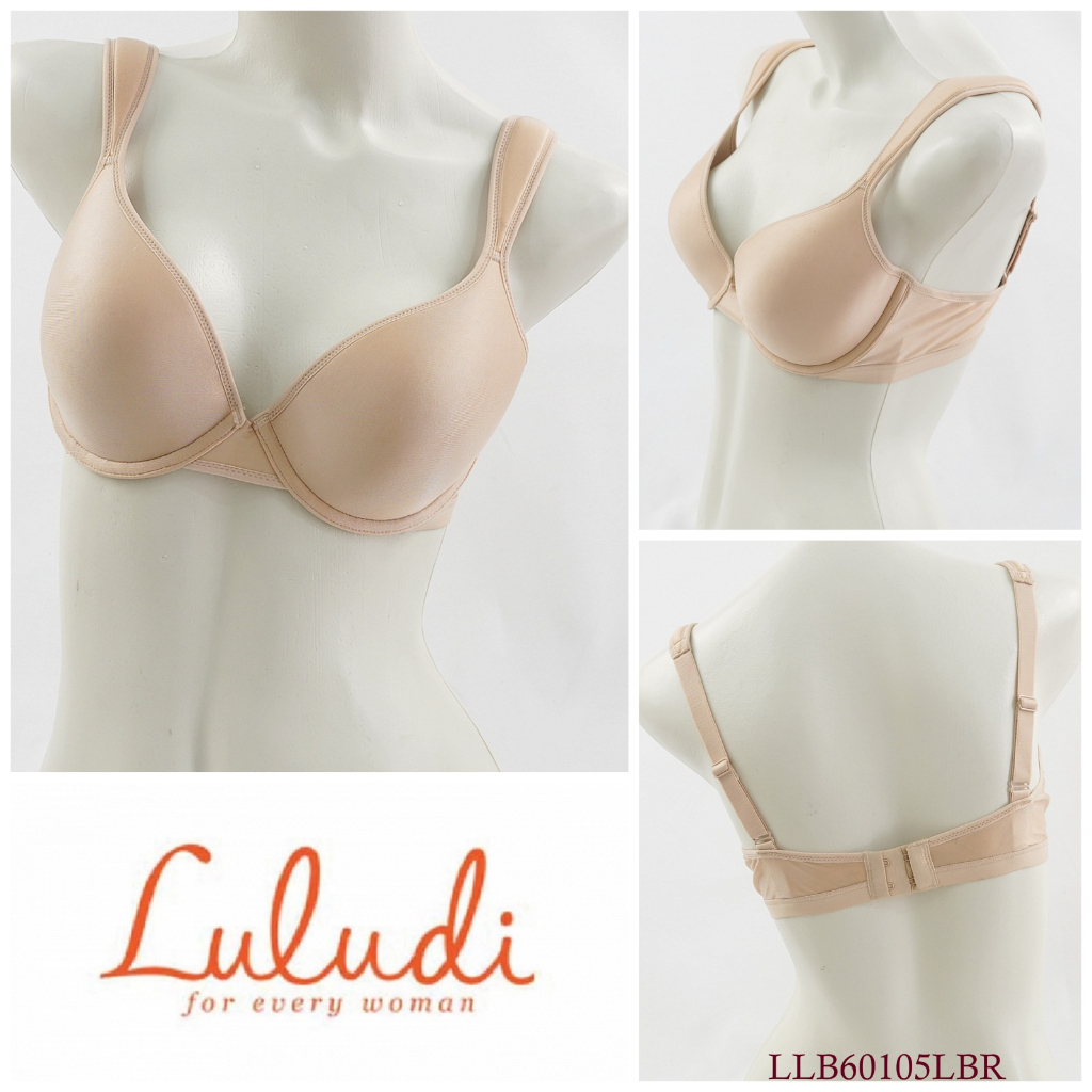 Bra Wanita Kawat Busa Tipis Full Cup LULUDI BY WACOAL Motif Polos Pakaian dalam Underwear LLB60105