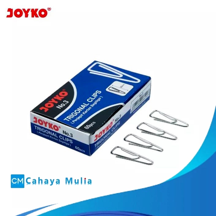 

Paper Clip No 3 Joyko / Triagonal Clip Kertas Joyko