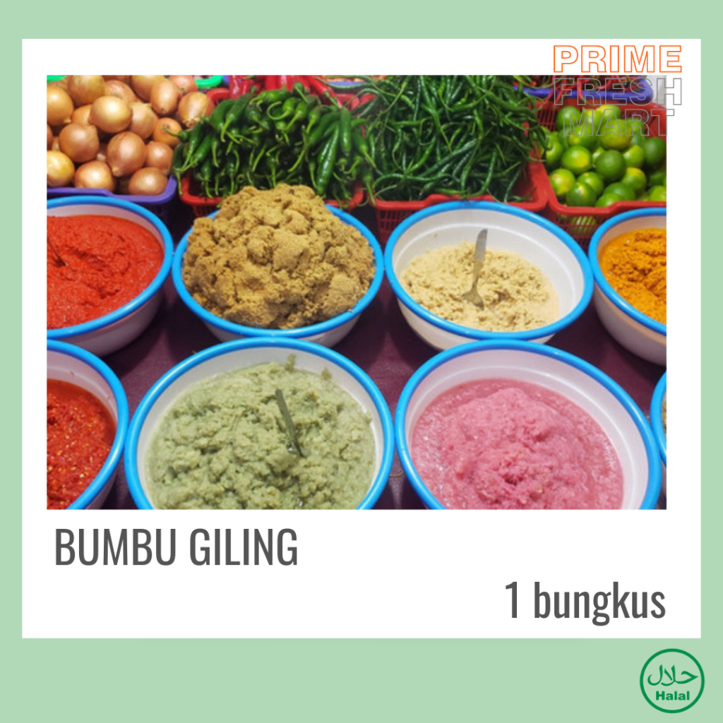 

Bumbu Giling Tradisional | Bumbu Ayam Goreng Kalasan, Bumbu Rendang, Bumbu Kari, Gulai, Bakar
