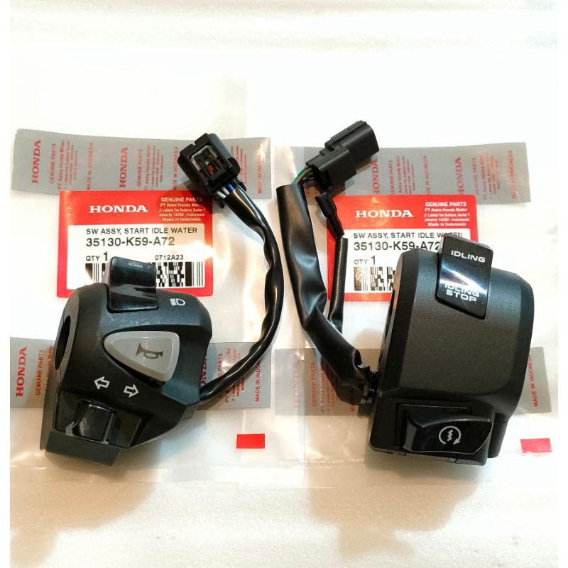 holder  saklar sein klakson starter Vario 150 Vario 160 Vario 125 holder kanan kiri tombol stater kl