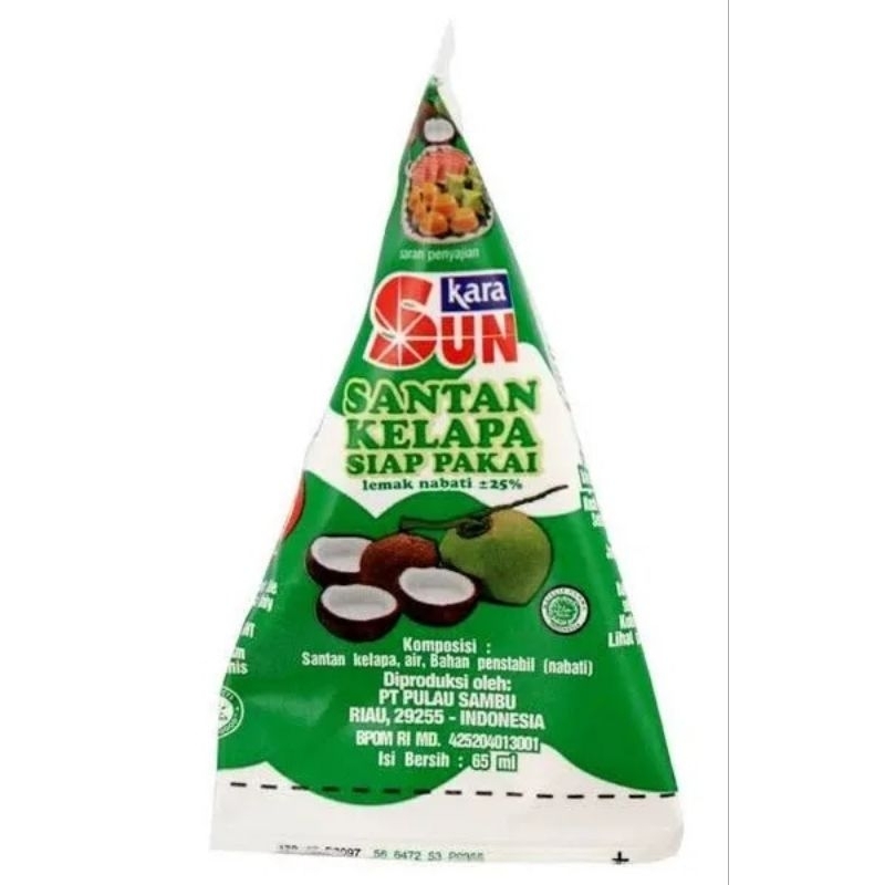 

sun kara santan segita 65ml