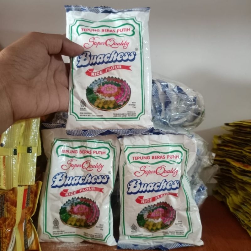 

TEPUNG BERAS PUTIH SUPER 1 SLOP ISI 10