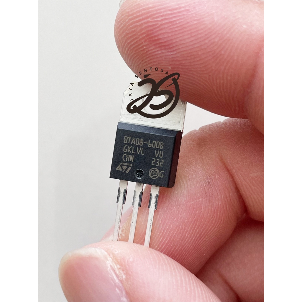BTA08 ASLI ORIGINAL BTA08-600B ORI TRIAC 8A 600 BTA 08 600B TRANSISTOR BTA08 ups
