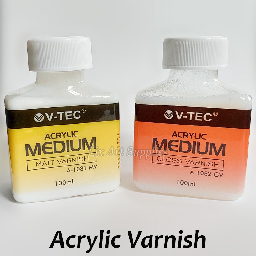 

ART I17K VTec Acrylic Medium Varnish Gloss Matte 1ml Varnish Cat Akrilik