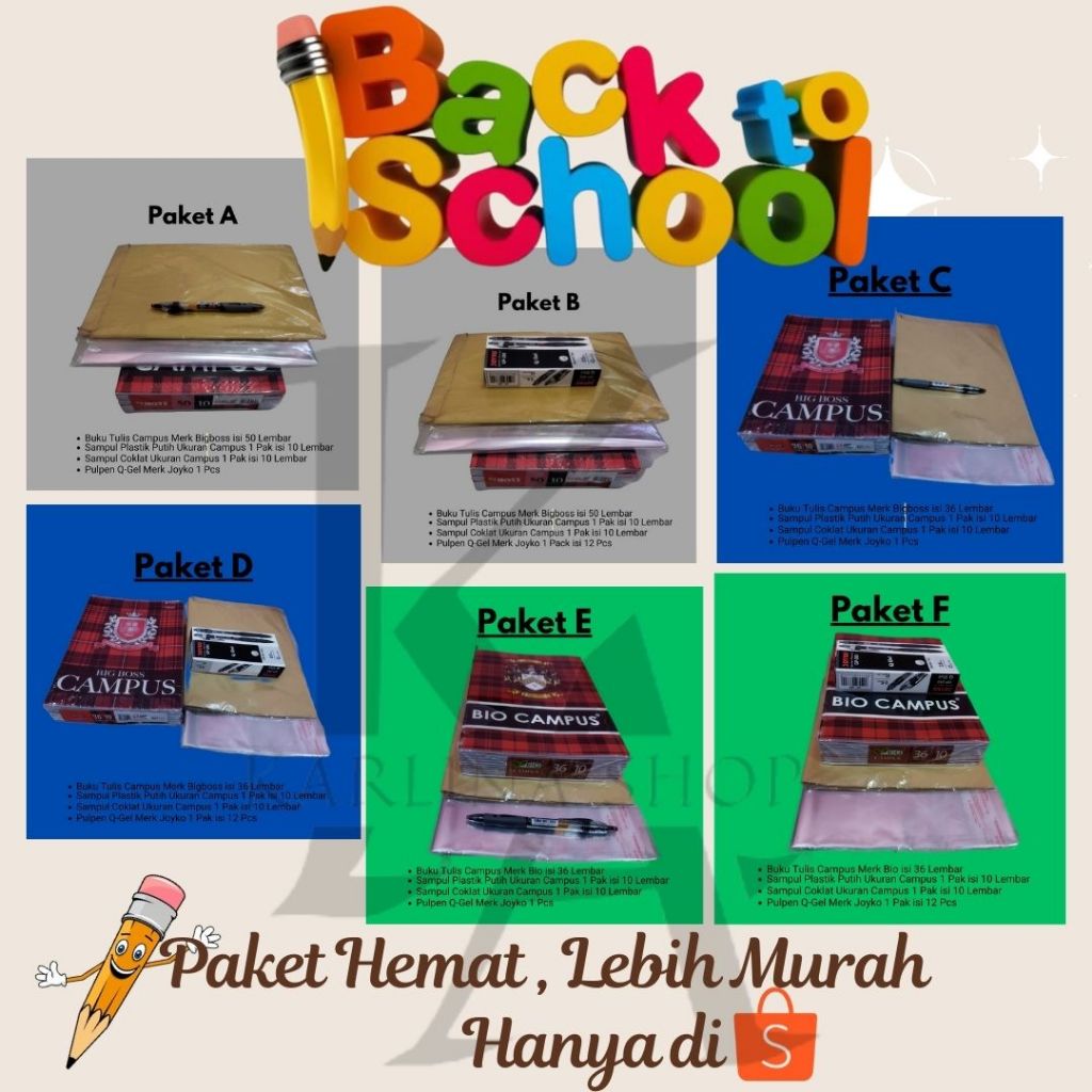 

Paket Murah Buku Tulis Campus