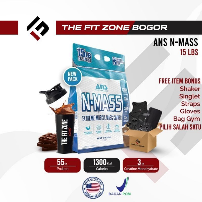 ANS N MASS Gainer 15 Lbs N Mass Weight Gainer