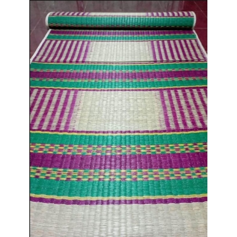 tikar lipat mendong jumbo 200x220 tikar mendong tradisional asli