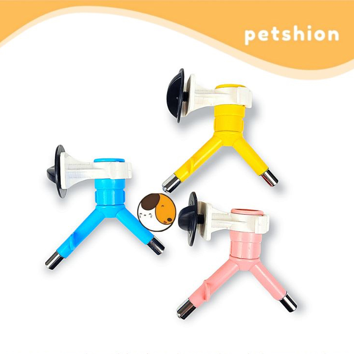 PETSHION | pet single & double head water nozzle | corong minum air anjing kucing | satu - dua 1 2 k