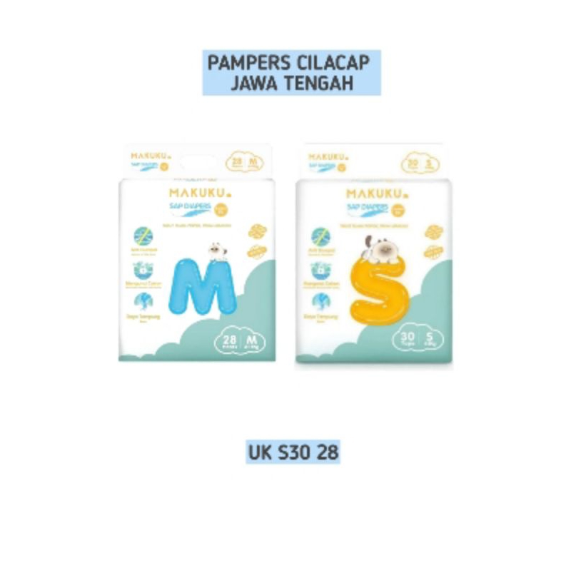 PAMPERS MAKUKU JATENG S30/M28 DIAPERS