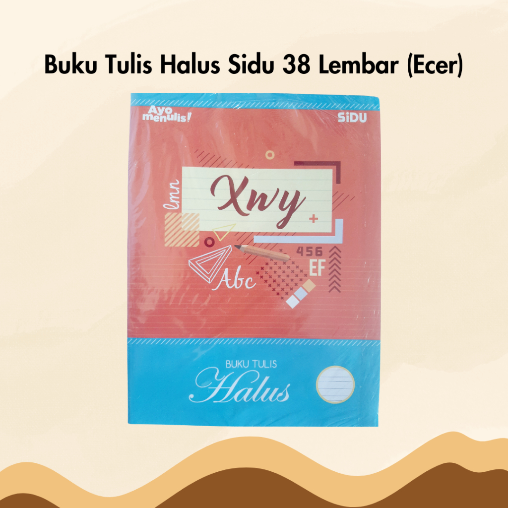 

Buku Tulis Halus Sambung Latin Sidu Sinar Dunia Isi 38 Lembar Per Pcs Satuan