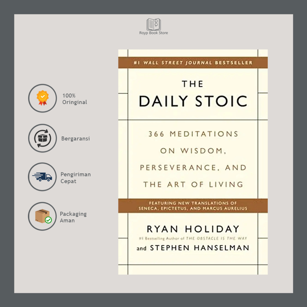 Daily Stoic - Ryan Holiday BUKU ORIGINAL