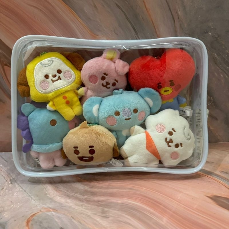 Bt21 fuwa fuwa doll mascot mang rj  cooky tata chimmy plush japan