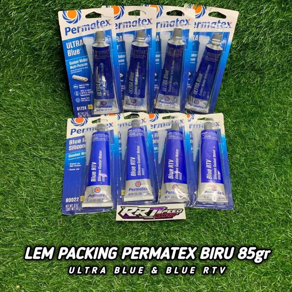 

KODE T3I Lem PACKING biru permatex 85gr BLUE ULTRA RTV TERBAIK