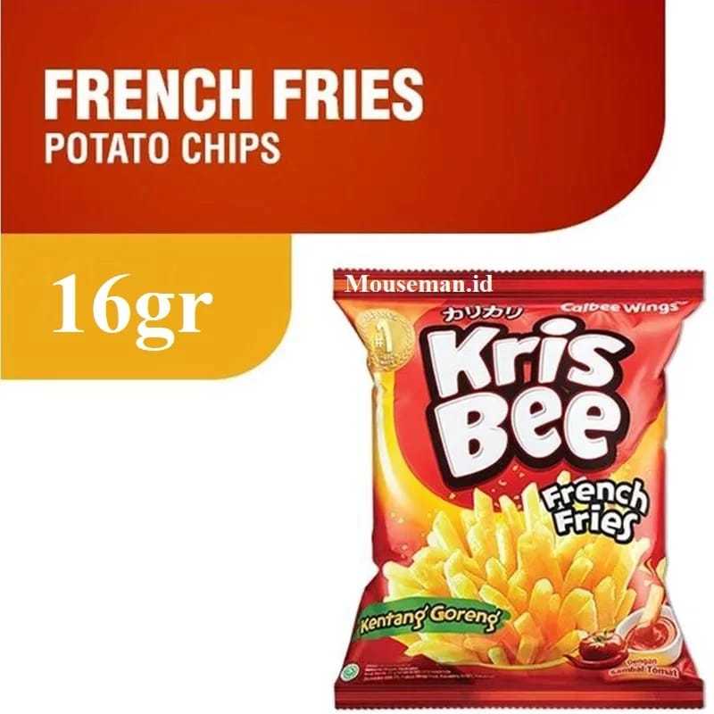 

Kris Bee French Fries Kentang Goreng KRISBEE dengan Sambal Tomat 16gr