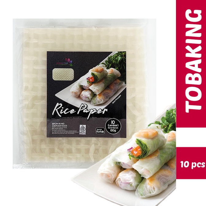 

New Recommended Rice paper Kulit Lumpia Vietnam Spring Roll Banh Trang 1 lembar