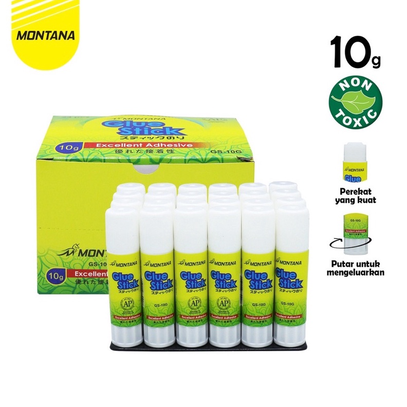 

ART B64D 24 PCS Montana Glue Stick Lem Batang Montana GS1 1Gr