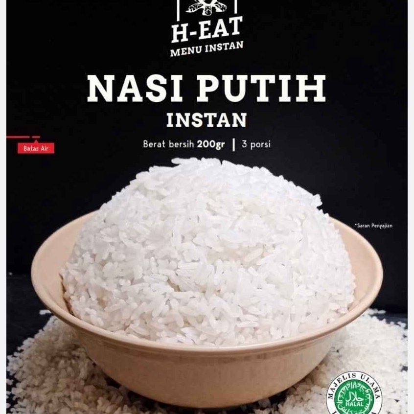 

Official Shop Menu Nasi Putih Instan Makanan Hiking HEat 2 gr 3 Porsi