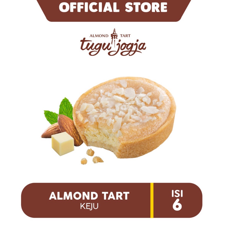 

Banting harga Almond Tart Tugu Jogja Keju 6pcs