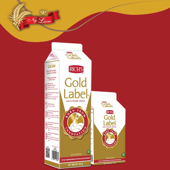 

Pasti Untung RICHS GOLD LABEL Whipping Cream 97 gram GOSENDGRAB ONLY