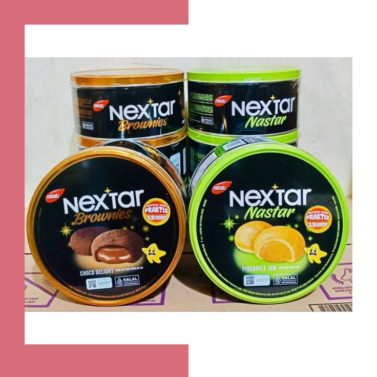 

Extra promo Nextar Kaleng Brownies Nastar Noir star Cookies 171 gram