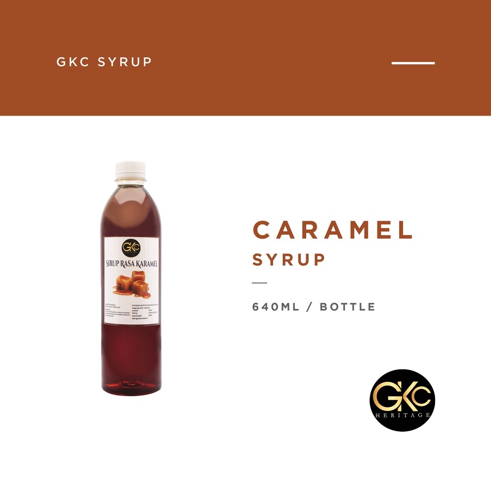

Miliki sekarang Sirup Karamel Caramel Syrup Minuman sudah HALAL GKC Heritage 64 ml Import Quality