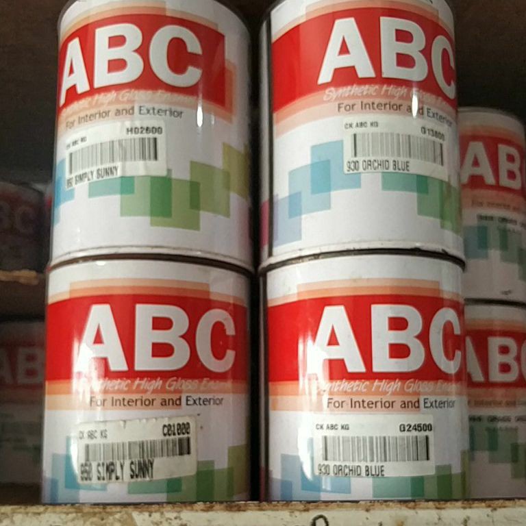 

KODE G6H5 cat minyak ABC kayu besi kusen 1kg