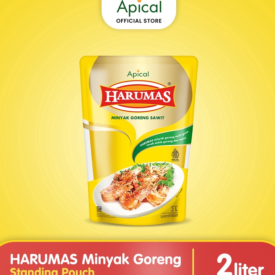 

Penawaran Spesial HARUMAS Minyak Goreng Standing Pouch 2L