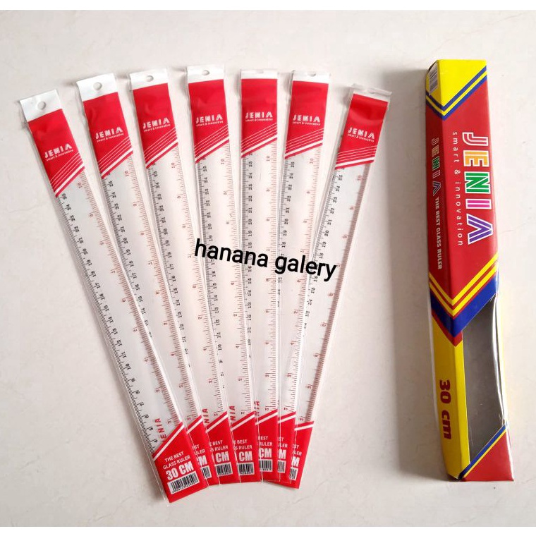 

ART A5Q penggaris ZENIABAZIC 3cm 1pak isi 12pcs