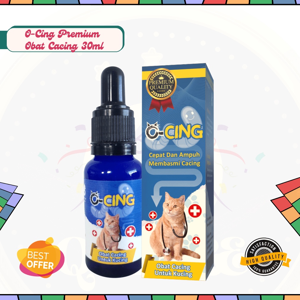 KODE M34D Obat Cacing Kucing Ampuh Membasmi cacing OCing 2 ML