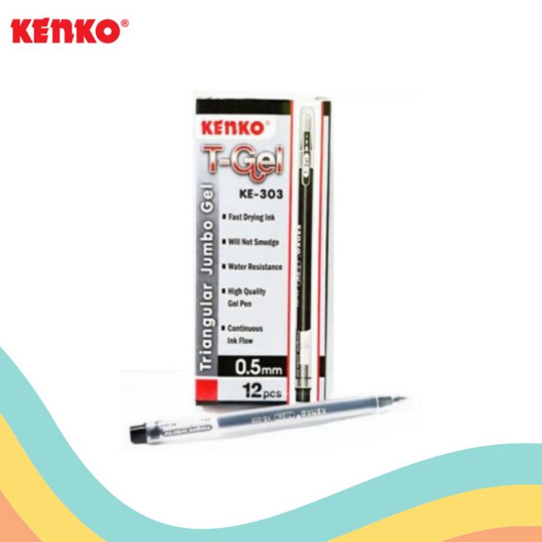 

ART W13J Pulpen Kenko KE 33 TGel 1pak12pcs