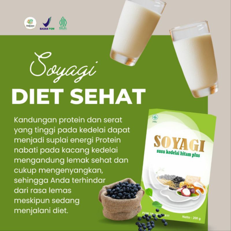 

Solusi Diet Sehat Susu Herbal Soyagi