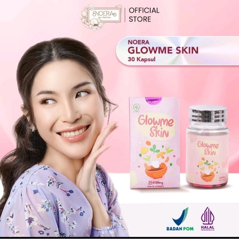 Noera  Collagen drink Noera glowme skin Whitening Capsule Noera Glow Me skin pil kulit kapsul pemuti