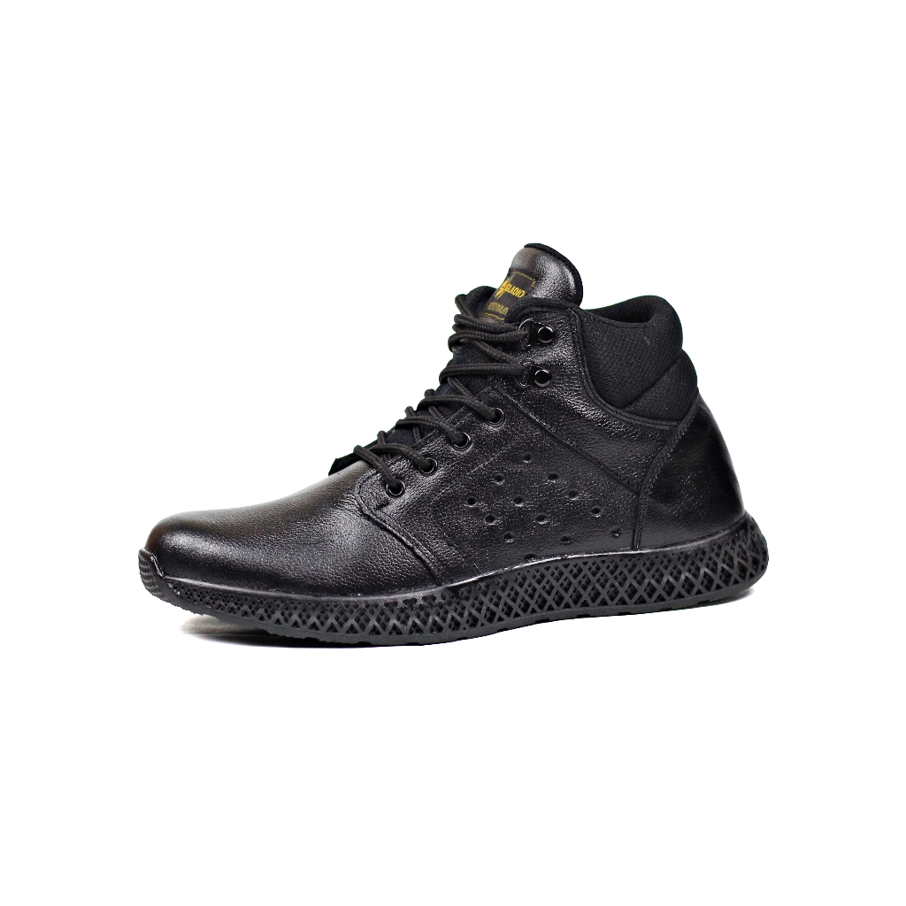 ROGER Arman - Sepatu Boots Pria Kulit Sapi Casual Bikers