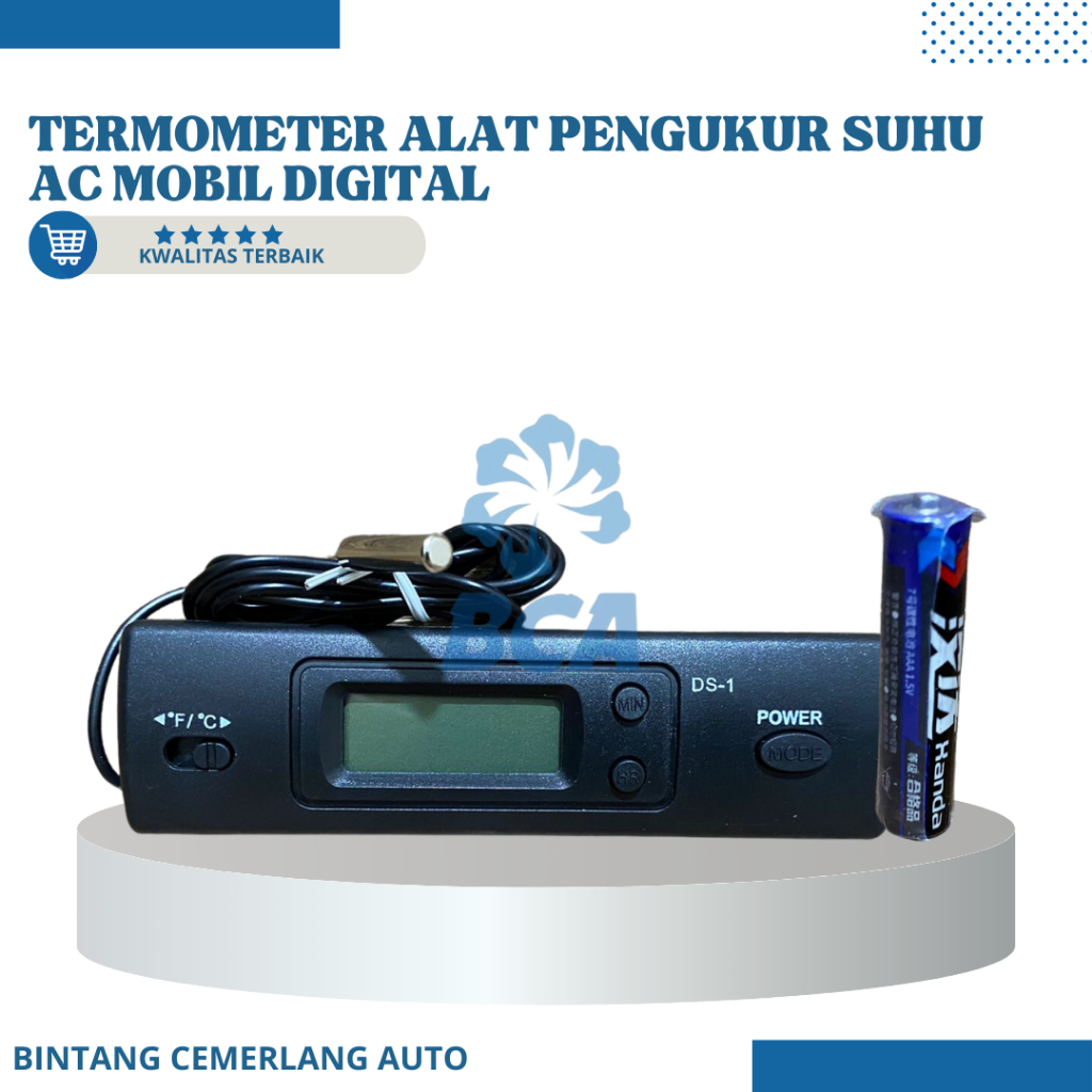 THERMOMETER TERMOMETER ALAT PENGUKUR SUHU AC Mobil Digital
