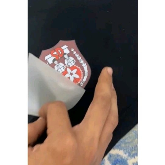[MP49] Atribut Seragam Sekolah BET Badge Sekolah Sablon Setrika Tanpa Jahit bet sekolah